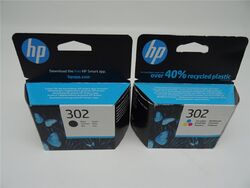 Original HP 302 / F6U65A + F6U66A Tinten SET 2 Farben  für HP DeskJet 1110