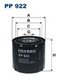 FILTRON PP 922 Kraftstofffilter für MAZDA