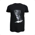 T-Shirt mit Wolf im Wald