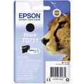 Original Epson Druckerpatrone Gepard Tintenpatrone T0711 schwarz Angebot Neu!!!