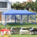 Gartenzelt Partyzelt Festzelt Faltbar mit Seitenwänden Event Zelt Gartenpavillon