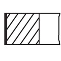 1x ORIGINAL® Mahle Kolbenringsatz für VW GOLF V POLO V POLO PASSAT B6 Variant