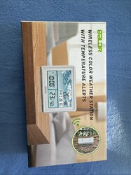 BALDR Funkwetterstation mit Außensensor,Digital Thermometer Hygrometer,Weiß, Neu