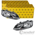 2x HELLA HALOGEN SCHEINWERFER SATZ passend für VW POLO LINKS+RECHTS