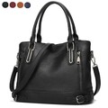 Damen Handtasche Leder Schultertasche Damentasche Crossbody Bag Umhängetasche 