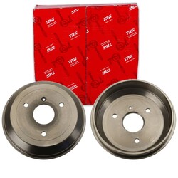 2X TRW 203mm BREMSTROMMELN HINTEN PASSEND FÜR SMART CABRIO CITY-COUPE