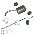 Komplett Auspuff Mittelrohr Endtopf für Fiat Panda 312 319 519 1.2 + Montageware
