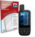 atFoliX 3x Displayschutzfolie für Garmin GPSMap 66s Schutzfolie klar Folie