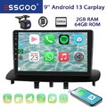 Für Renault Megane 3 2008-2014 Autoradio 2+64G Android13 Apple CarPlay BT FM KAM