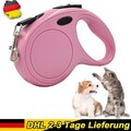 Hundeleine Automatik New Classic Flexileine Rollleine Gurtleine Seilleine Rosa