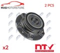 RADLAGERSATZ RADLAGER SATZ HINTEN NTY KLT-CT-022 2PCS V FÜR PEUGEOT 407,407 SW