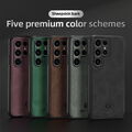 Hülle für Samsung Galaxy S23 S22 Ultra S21 S20 A14 A54 A34 A53 Leder Handy Case