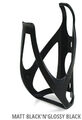 Cube HPP Flaschenhalter schwarz matt schwarzes Logo