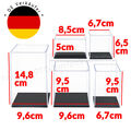 Klein Acryl Vitrine Einzelvitrine Plexiglas Figur Modellautos 1:64 Schaukasten