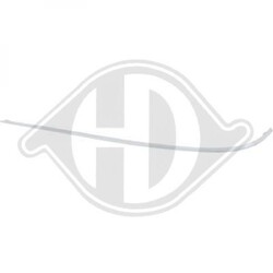 DIEDERICHS Zierleiste Schutzleiste Stoßfänger Stoßstange Hinten links 1615269