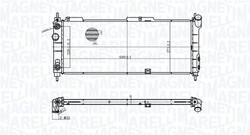 MAGNETI MARELLI Motorkühler Wasserkühler 350213174400 für OPEL CORSA S93 COMBO
