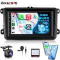 4+64GB Android 15 Autoradio Carplay GPS +Kam für VW GOLF 5 6 Polo Passat Touran