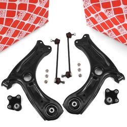 FEBI BILSTEIN Querlenker Koppelstange Stabis Vorne für SEAT SKODA Fabia VW Polo