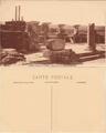 Postcard Timgad Timgad Ruinen - Shops of the Sertius Market 1922