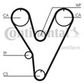CONTINENTAL CTAM Zahnriemensatz CT805K1 für SONATA CHRYSLER GALLOPER JK SIGMA 01