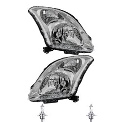 Scheinwerfer Set rechts & links H4 für Suzuki Swift III MZ EZ inkl. Osram Lampen