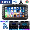 KAM Android15 Autoradio Carplay GPS für VW GOLF 5 6 Plus Polo Touran NAVI RDS AI
