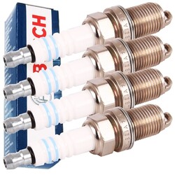 4x ORIGINAL BOSCH ZÜNDKERZEN 0242229699 FQR 8 LEU für ALFA ROMEO FIAT OPEL SAAB