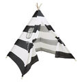 Leinen Canvas Kinder Tipi Zelt Kinder Wigwam Indoor Outdoor Spielhaus mit Matte