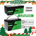 LiFePO4 Lithium Batterie 12V Akku BMS 10000+ Zyklen Wohnmobil Solaranlage 