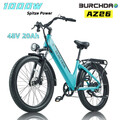BURCHDA AZ26 26 Zoll Elektrofahrrad E-CityBike 48V20Ah Fat Reifen 45km/h MTB
