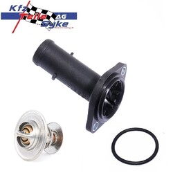 THERMOSTAT 87°C + THERMOSTATGEHÄUSE KÜHLMITTELFLANSCH FÜR AUDI SEAT SKODA VW