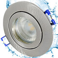 LED Einbaustrahler Marina IP44 • 7W dimmbar • GU10 Spot für Bad & Feuchtraum