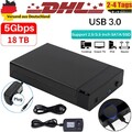 USB 3.0 Externe Festplattengehäuse für SATA3 2,5 & 3,5 Zoll HD SSD HDD-Gehäuse