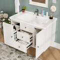 80cm Waschbeckenunterschrank, Waschtisch mit Unterschrank Badezimmerschrank