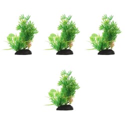  4 Count Wasserpflanzen Für Aquarium Künstliche Fischtank -Requisiten
