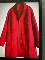 Ulla Popken Damen Wendemantel ,Kurzmantel, Größe 42/44 Rot/Orange