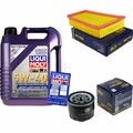INSPEKTIONSKIT FILTER LIQUI MOLY ÖL 5L 5W-40 für Renault Megane II BM0/1_
