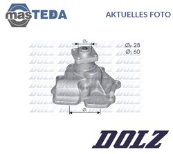 F114 MOTOR KÜHLWASSERPUMPE WASSERPUMPE DOLZ NEU OE QUALITÄT