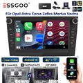 4G LTE 6+128G Android 14 Autoradio DAB+ Für Opel Astra H Corsa C D Carplay +KAM