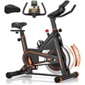 Heimtrainer Fahrrad mit Verstellbarem Magnet Widerstand Fitnessbike Indoor Cycle