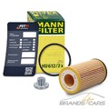 MANN ÖLFILTER+ÖLABLASS-SCHRAUBE FÜR OPEL TIGRA B TWIN CABRIO 1.4 VECTRA C 1.8