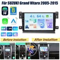9" 4+64G Android 14 AutoRadio Carplay GPS Navi für Suzuki Grand Vitara 2005-2014