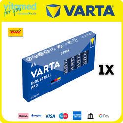 40x Batterie Mignon AA LR6 MN1500 VARTA 4006 Industrial Pro im PackVarta Industrial AA Mignon