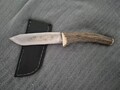 Handgefertigt-Hirschhorngriff Jagdmesser Mit Sehr Gute Stahl Qualität