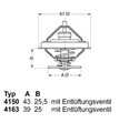 Borgwarner (Wahler) 4150.83D50 Thermostat Kühlwasser Kühlmittel für MAN 1975 ->