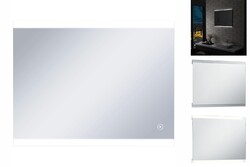 Badezimmer Wandspiegel Mit LED Und Touch-Sensor 80 X 60 Cm Badspiegel