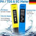 Digital Tester PH+TDS EC Wassertest Meter Messgerät Leitwertmessgerät 0~9990ppm