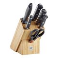 ZWILLING Gourmet Messerblockset 7-tlg Bambus Natur Ergonomischer Griff