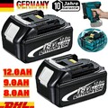 2X Original 18V 9Ah 12Ah Akku Für Makita BL1850 BL1830 LXT BL1860 Led /Ladegerät