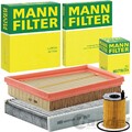 MANN FILTER INSPEKTIONSPAKET passend für FORD FUSION JU FIESTA 5 JH JD 1.6 TDCI